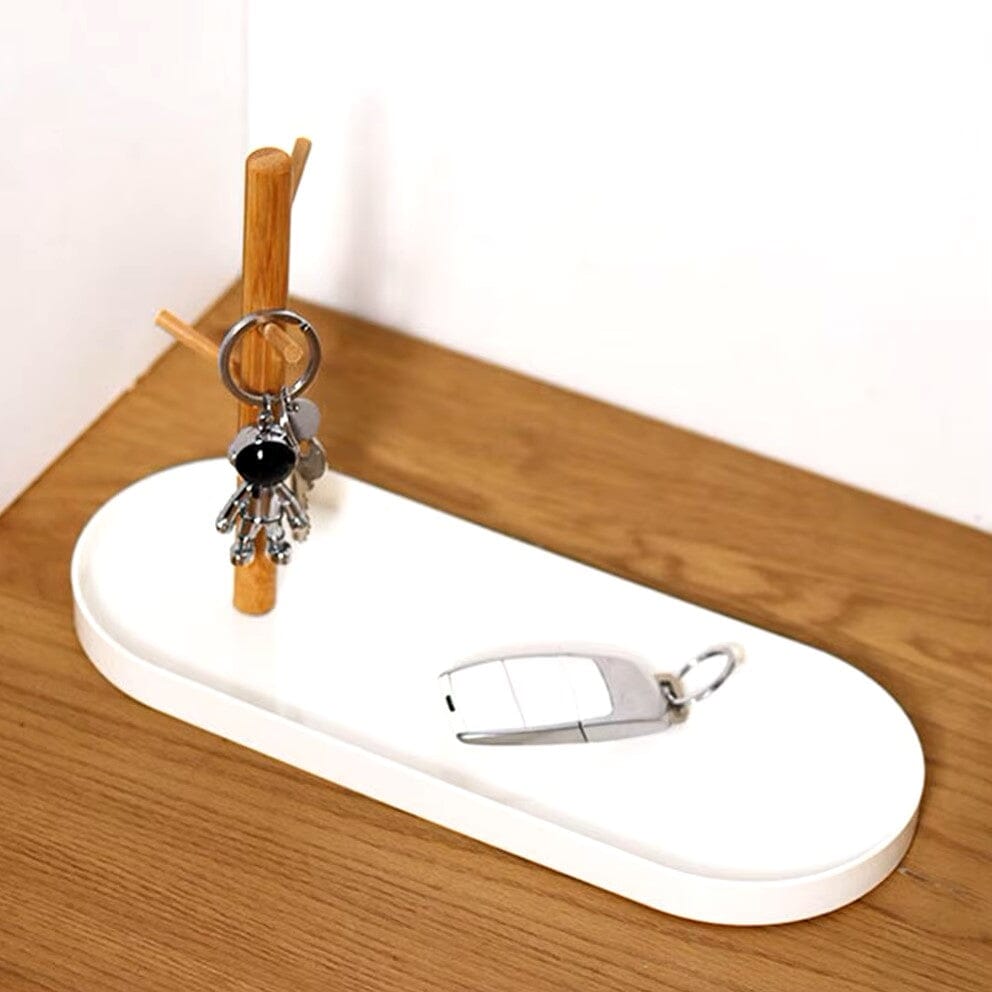 Rangement Clé - BranchOvalTray™ - Blanc - G tout - ran G