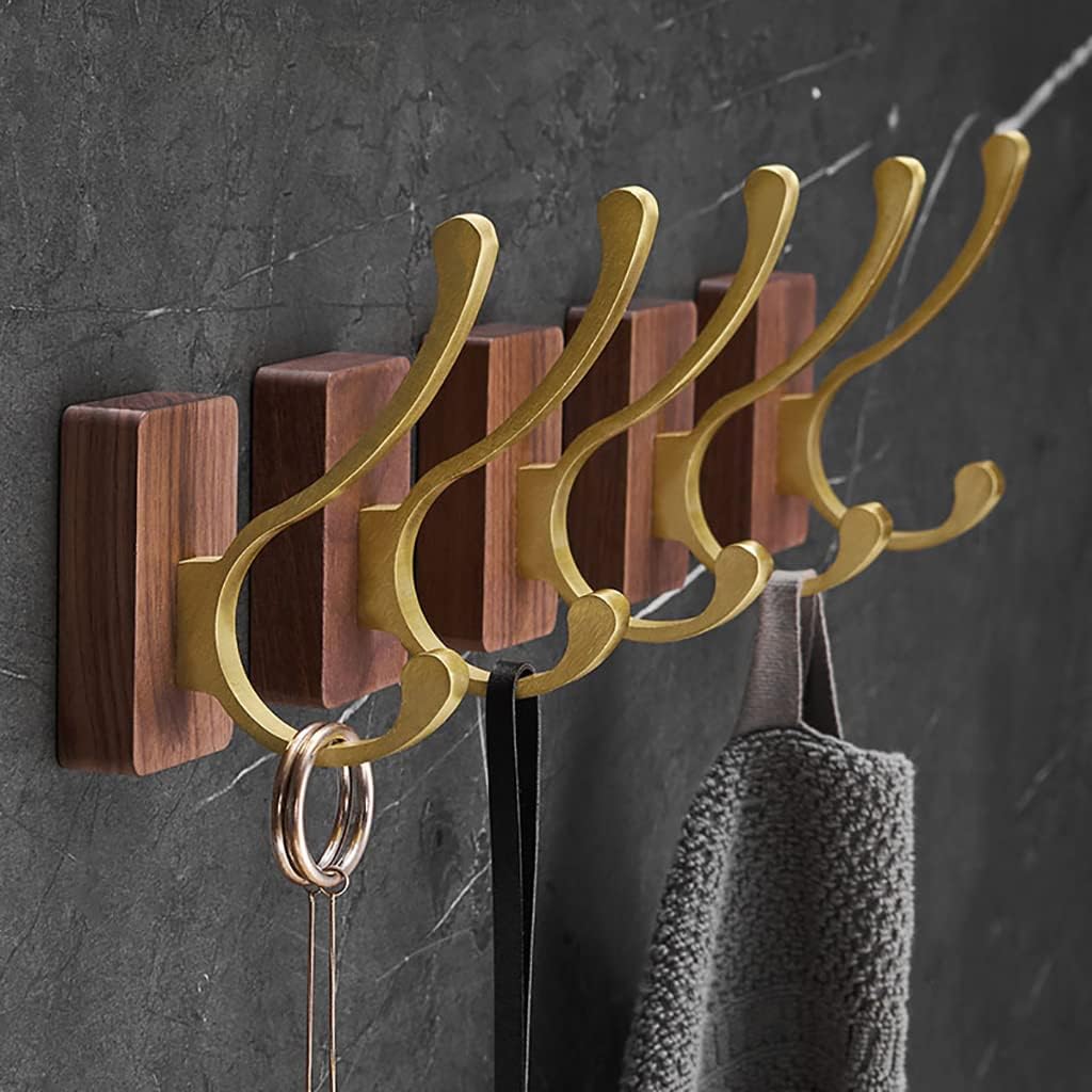 Crochet Mural - WoodHook™ - Double Doré - G tout - ran G