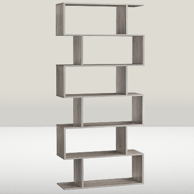ETAGERE BOIS - DecorativeDisplayShelf™ - Grège - G tout - ran G