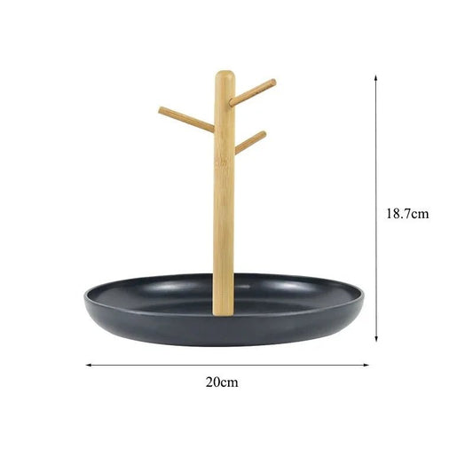 Rangement Clé - BranchRoundTray™ - Noir - G tout - ran G